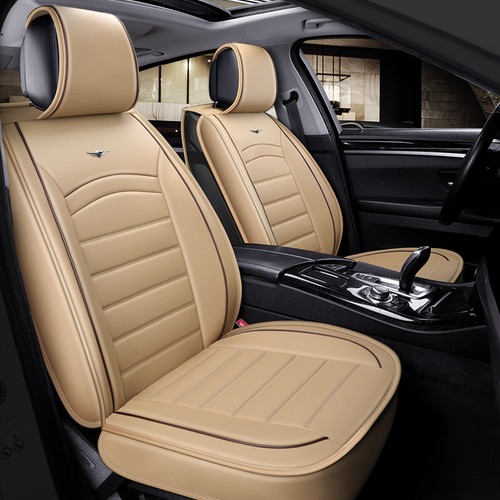 Premium beige leather - pu, front